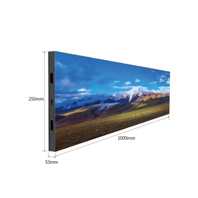 롱바이슨 ODM P2.5 P2.9 두배는 쇼핑 몰 광고를 위한 실내 LED 디스플레이 화면을 측면을 댔습니다